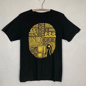 Hinano Tahiti black  tropical graphic T-shirt